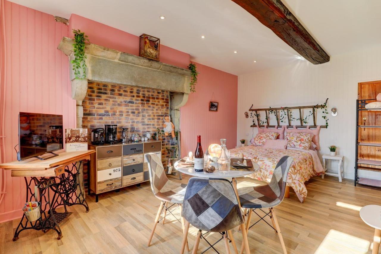 Le Petit Pressoir - Charmant Studio Collonges-en Charollais ภายนอก รูปภาพ